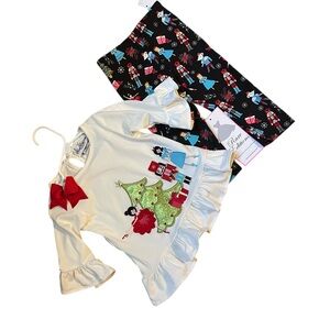 RARE EDITIONS NWT Nutcracker Outfit Set 18M –‎ Holiday Baby Girl